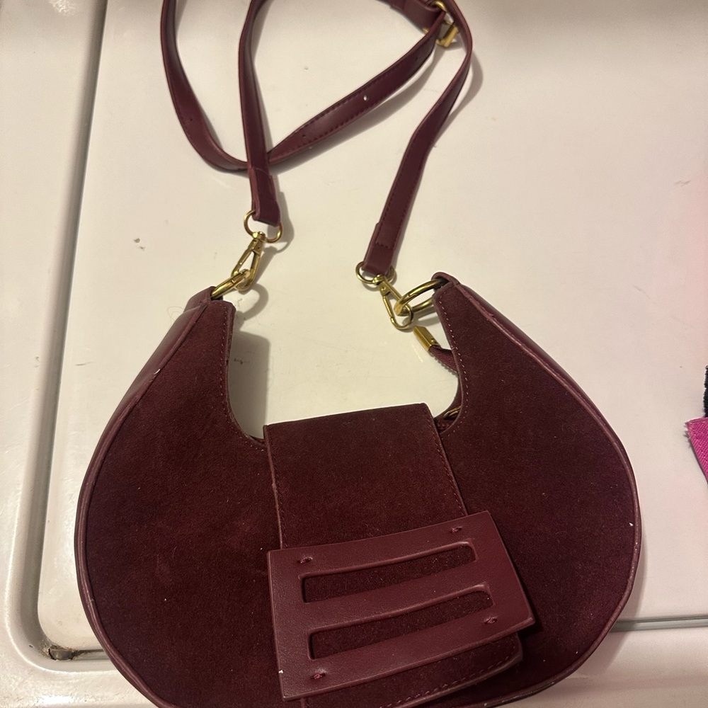 SHEIN Burgundy Crossbody Bag